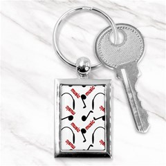 Music Key Chain (rectangle) by nateshop