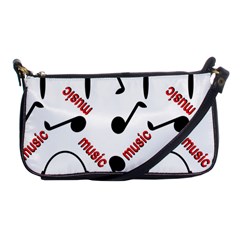 Music Shoulder Clutch Bag by nateshop