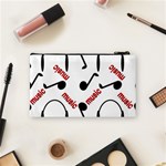 Music Cosmetic Bag (Small) Back