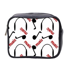 Music Mini Toiletries Bag (two Sides) by nateshop