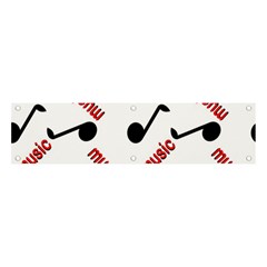 Music Banner And Sign 4  X 1 