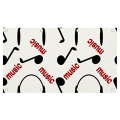 Music Banner And Sign 7  X 4 