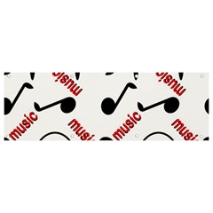 Music Banner And Sign 9  X 3 