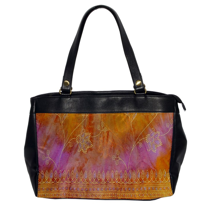 Pattern Cloth Background Oversize Office Handbag