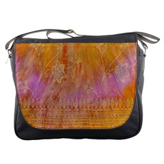 Pattern Cloth Background Messenger Bag by nateshop