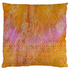 Pattern Cloth Background Large Cushion Case (two Sides) by nateshop