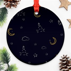 Pattern1 Ornament (round) by nateshop