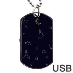 Pattern1 Dog Tag Usb Flash (one Side) by nateshop