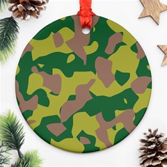 Pattern-camaouflage Ornament (round) by nateshop