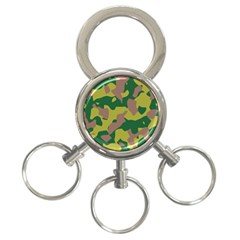 Pattern-camaouflage 3-ring Key Chain by nateshop