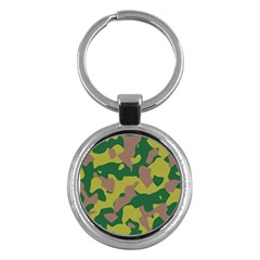 Pattern-camaouflage Key Chain (round) by nateshop