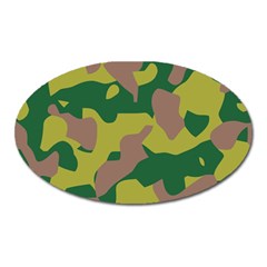 Pattern-camaouflage Oval Magnet by nateshop