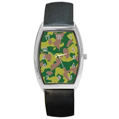 Pattern-camaouflage Barrel Style Metal Watch by nateshop