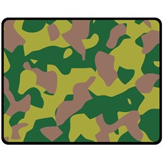 Pattern-camaouflage Fleece Blanket (medium)  by nateshop