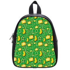 Pattern-cloth Paper Pattern School Bag (small) by nateshop