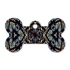 Pattern-mandala Dog Tag Bone (two Sides) by nateshop