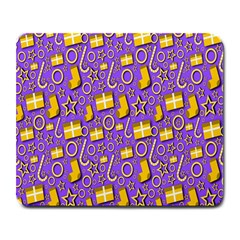 Pattern-purple-cloth Papper Pattern Large Mousepads by nateshop