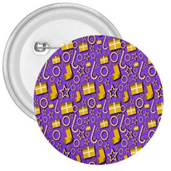 Pattern-purple-cloth Papper Pattern 3  Buttons by nateshop