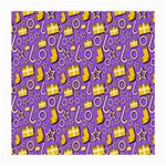 Pattern-purple-cloth Papper Pattern Medium Glasses Cloth Front