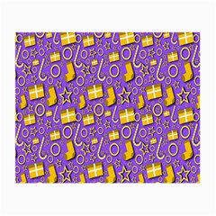 Pattern-purple-cloth Papper Pattern Small Glasses Cloth by nateshop