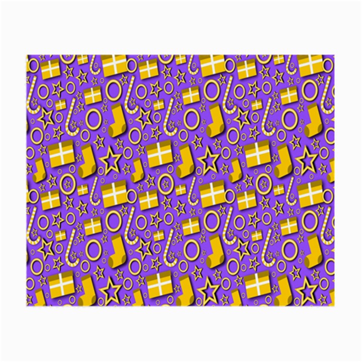 Pattern-purple-cloth Papper Pattern Small Glasses Cloth