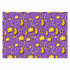 Pattern-purple-cloth Papper Pattern Large Glasses Cloth by nateshop