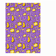 Pattern-purple-cloth Papper Pattern Small Garden Flag (two Sides) by nateshop