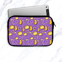 Pattern-purple-cloth Papper Pattern Apple Ipad Mini Zipper Cases by nateshop