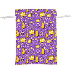 Pattern-purple-cloth Papper Pattern  Lightweight Drawstring Pouch (xl) by nateshop