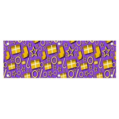 Pattern-purple-cloth Papper Pattern Banner And Sign 6  X 2  by nateshop