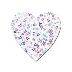 Christmasstars Heart Magnet