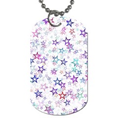 Christmasstars Dog Tag (two Sides)