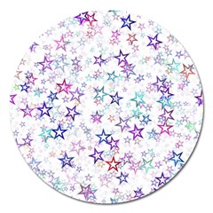 Christmasstars Magnet 5  (round) by kyorashop23