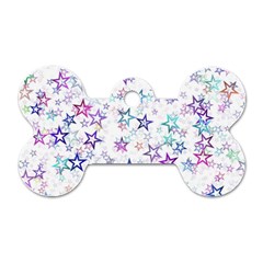 Christmasstars Dog Tag Bone (one Side)