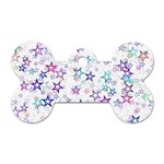 Christmasstars Dog Tag Bone (One Side) Front