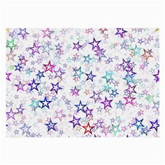 Christmasstars Large Glasses Cloth by kyorashop23