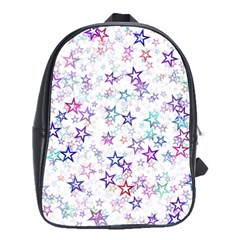 Christmasstars School Bag (large)