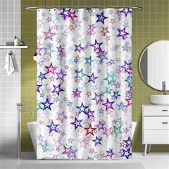 Christmasstars Shower Curtain 48  X 72  (small) 