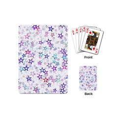 Christmasstars Playing Cards Single Design (mini)