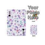 Christmasstars Playing Cards 54 Designs (Mini) Front - Spade2