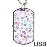 Christmasstars Dog Tag USB Flash (Two Sides) Back