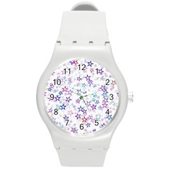 Christmasstars Round Plastic Sport Watch (m)