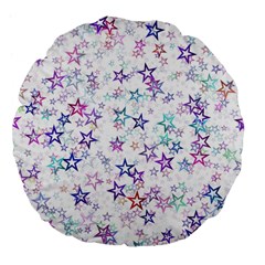 Christmasstars Large 18  Premium Flano Round Cushions