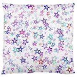 Christmasstars Large Flano Cushion Case (Two Sides) Front