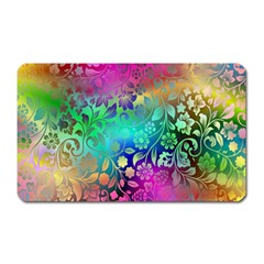 Flower Nature Petal  Blossom Magnet (rectangular)