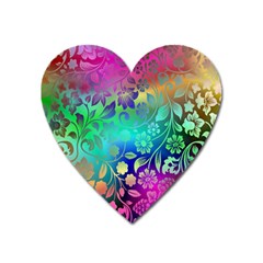 Flower Nature Petal  Blossom Heart Magnet by Ravend