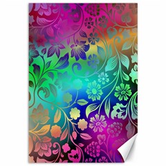 Flower Nature Petal  Blossom Canvas 12  x 18 