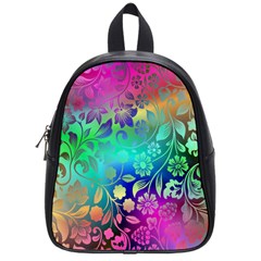 Flower Nature Petal  Blossom School Bag (small)