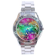 Flower Nature Petal  Blossom Stainless Steel Analogue Watch