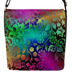 Flower Nature Petal  Blossom Flap Closure Messenger Bag (S)